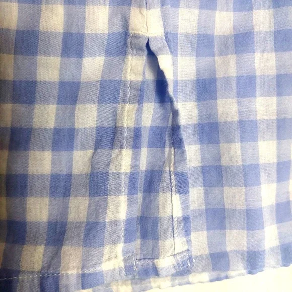 Talbots Blouse Womens Small Embroidery Popover 3/4 Sleeve Lightweight "Tiny Flaw - Picture 8 of 8